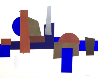 Blue city - Géométries urbaines